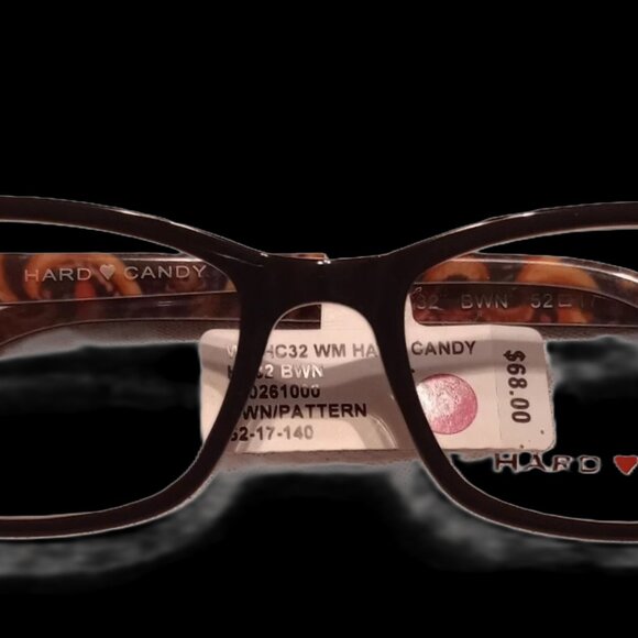 NEW Rx'able Eyeglass Frame, HARD CANDY, Brown glasses, cat eye, 52-17-140 classy - Picture 1 of 5